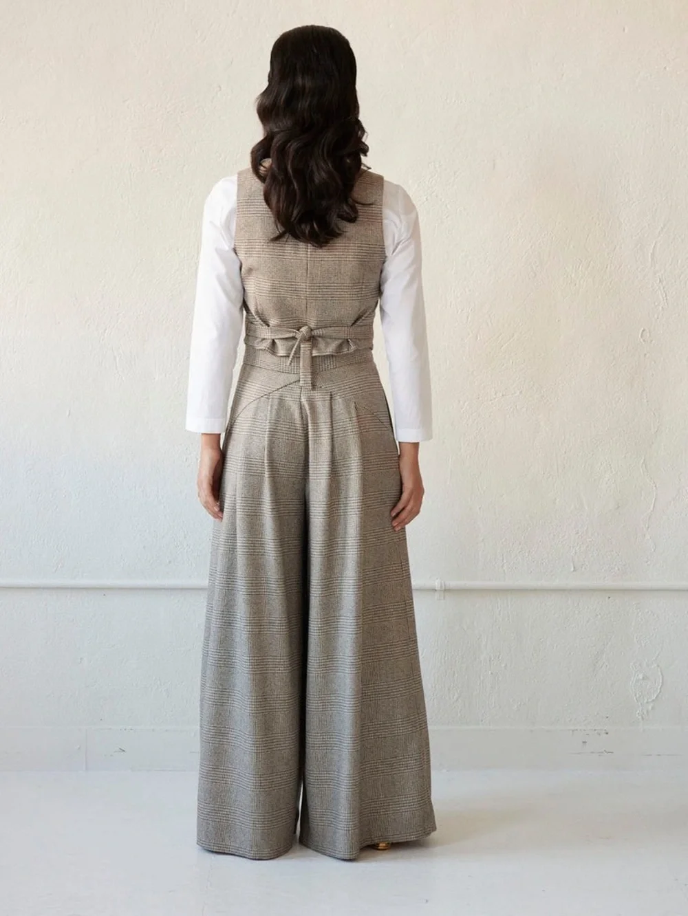 Christine Alcalay Diane Vest - Herringbone- XL - NWT